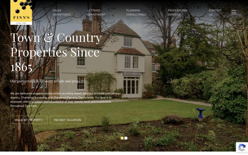 The Finn’s website homepage